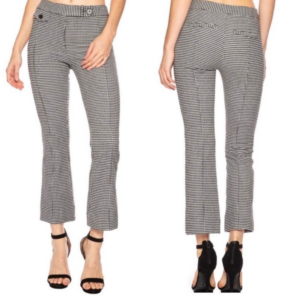 DEREK LAM 10 CROSBY Flare Leg Crop Trousers - Picture 8 of 8